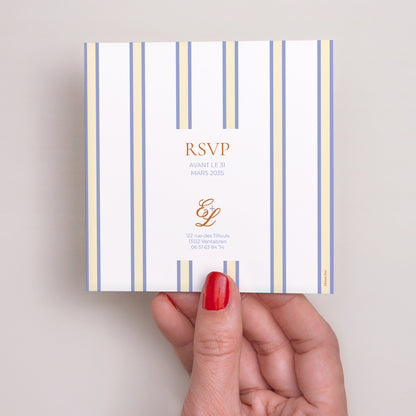 Invitations Mariage Carré Quiet Elegance photo N° 3