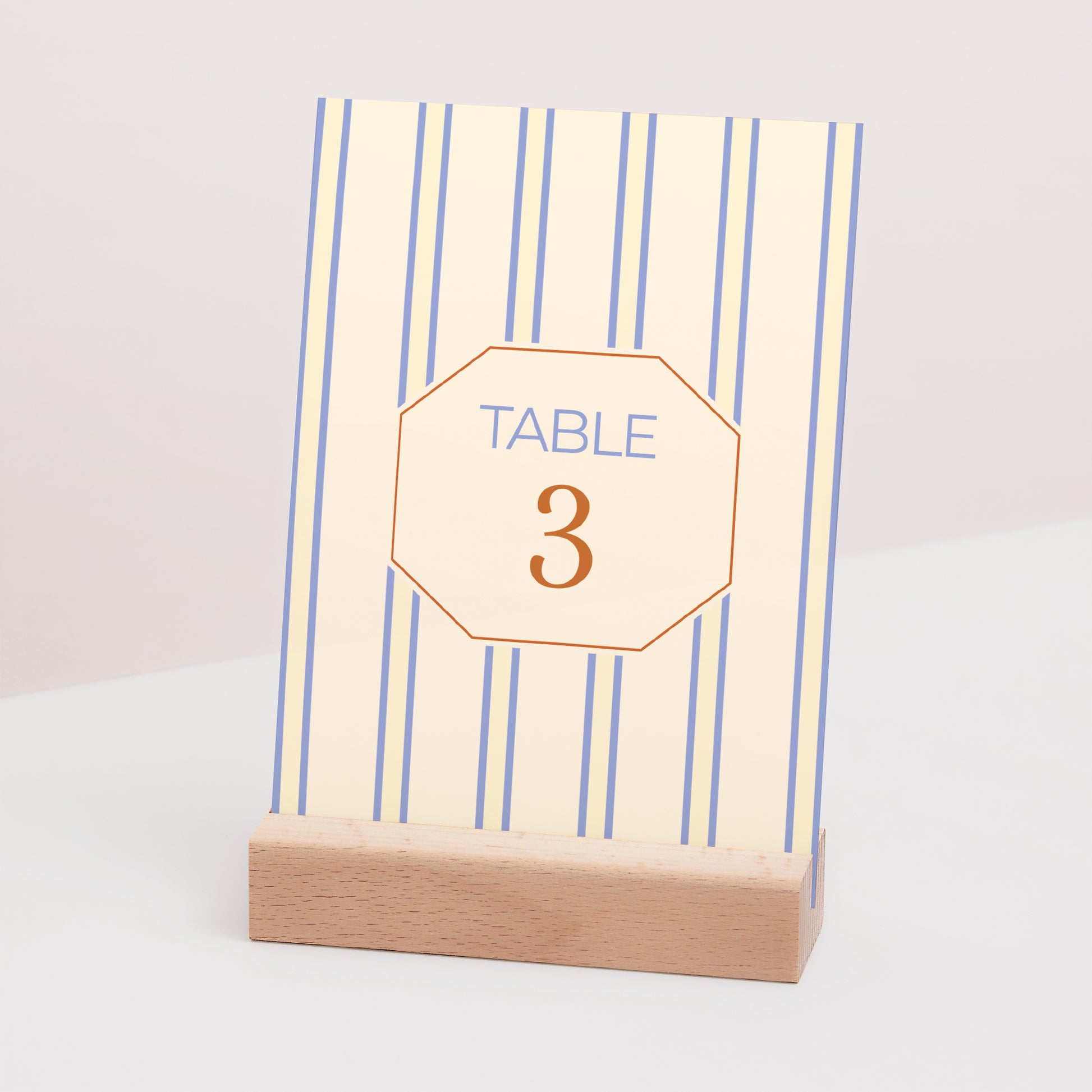 Marque table Mariage Rectangle Quiet Elegance photo N° 3