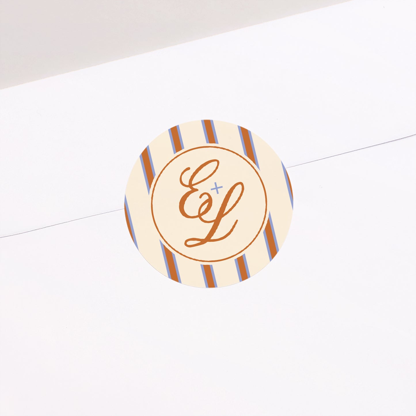 Sticker Mariage Rond Quiet Elegance photo N° 1