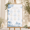 Plan de table Mariage Portrait 60 x 90 cm Les Jardins Bleus photo N° 1