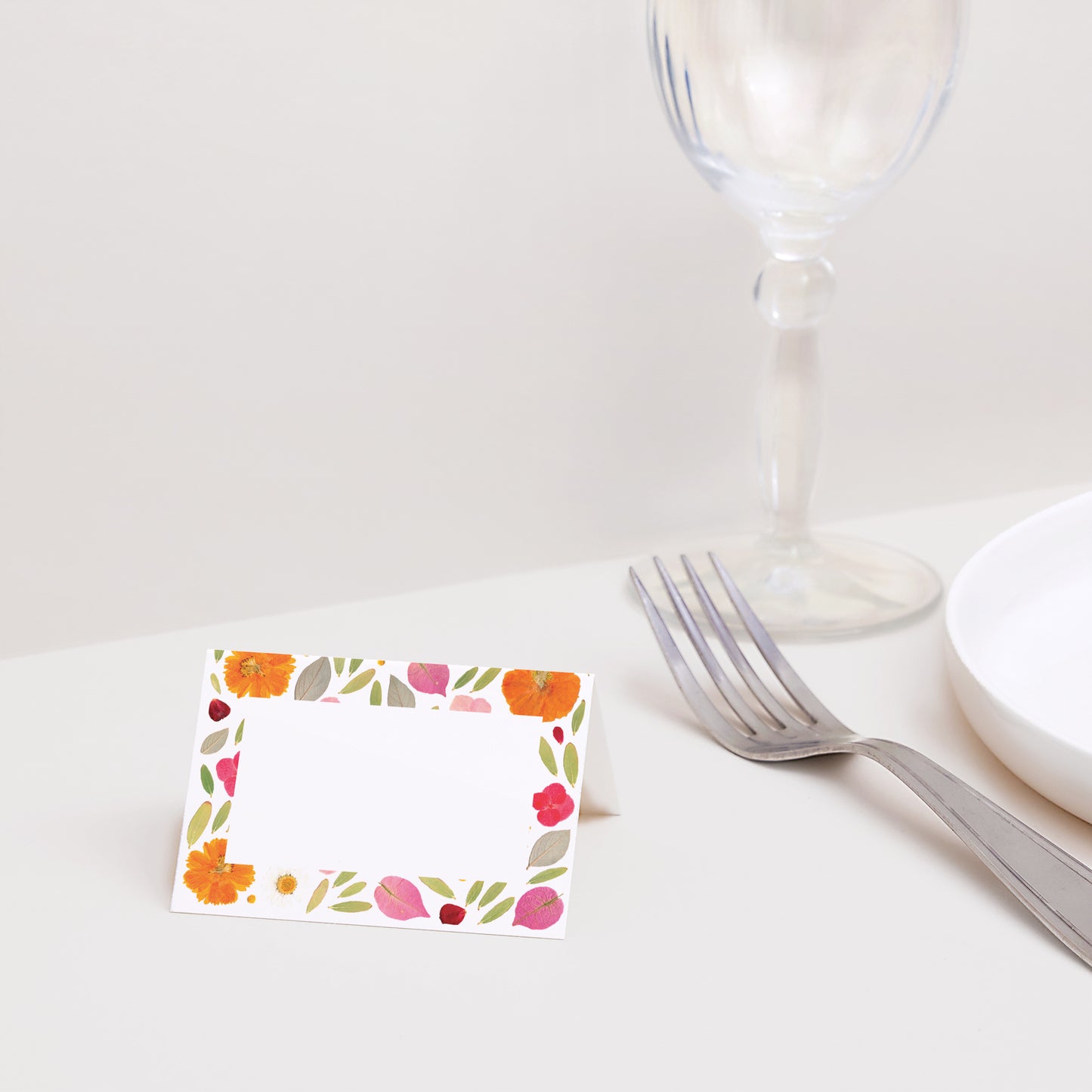 Marque-place Baptême 2 volets Un Jardin Béni photo N° 2