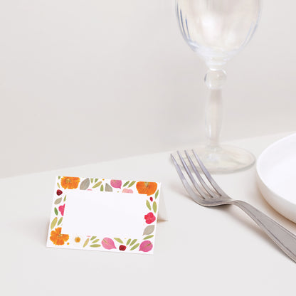 Marque-place Baptême 2 volets Un Jardin Béni photo N° 2