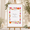 Panneau bienvenue Baptême Portrait 60 x 90 cm Un Jardin Béni photo N° 1