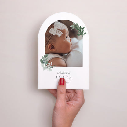 Faire-part Baptême Arche Une Couronne de Douceur photo N° 2