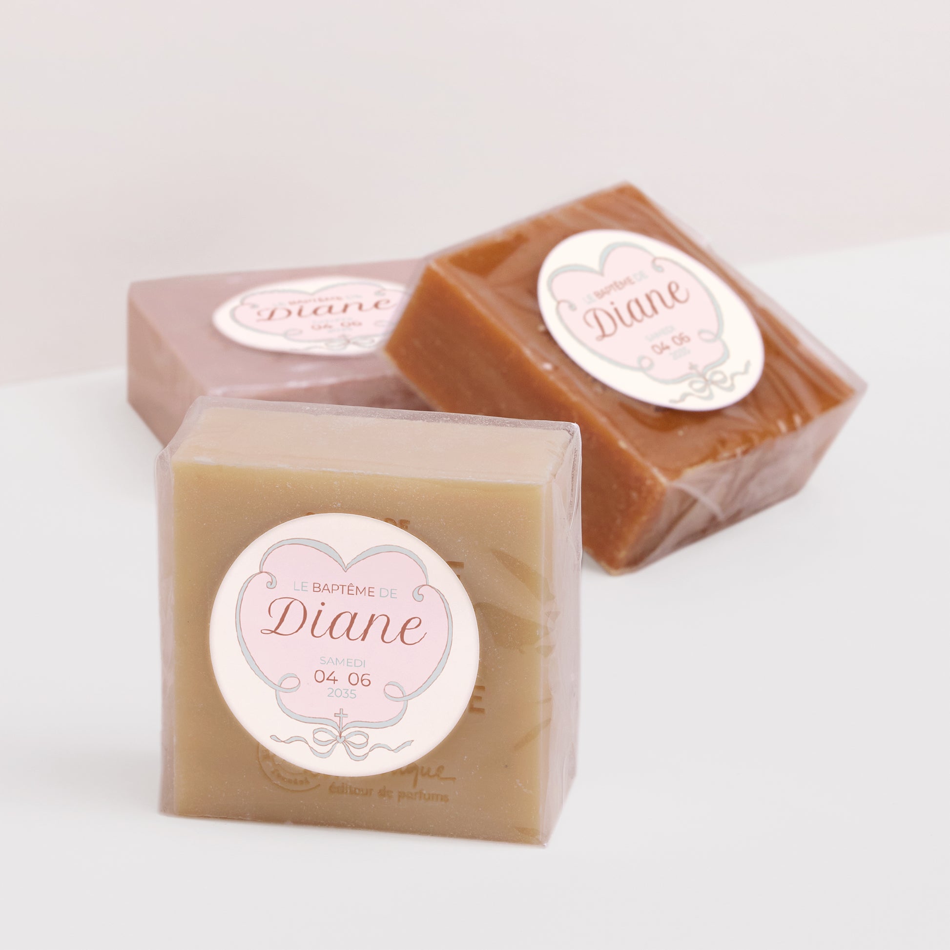 Sticker Baptême Rond Lumière d’Amour photo N° 2