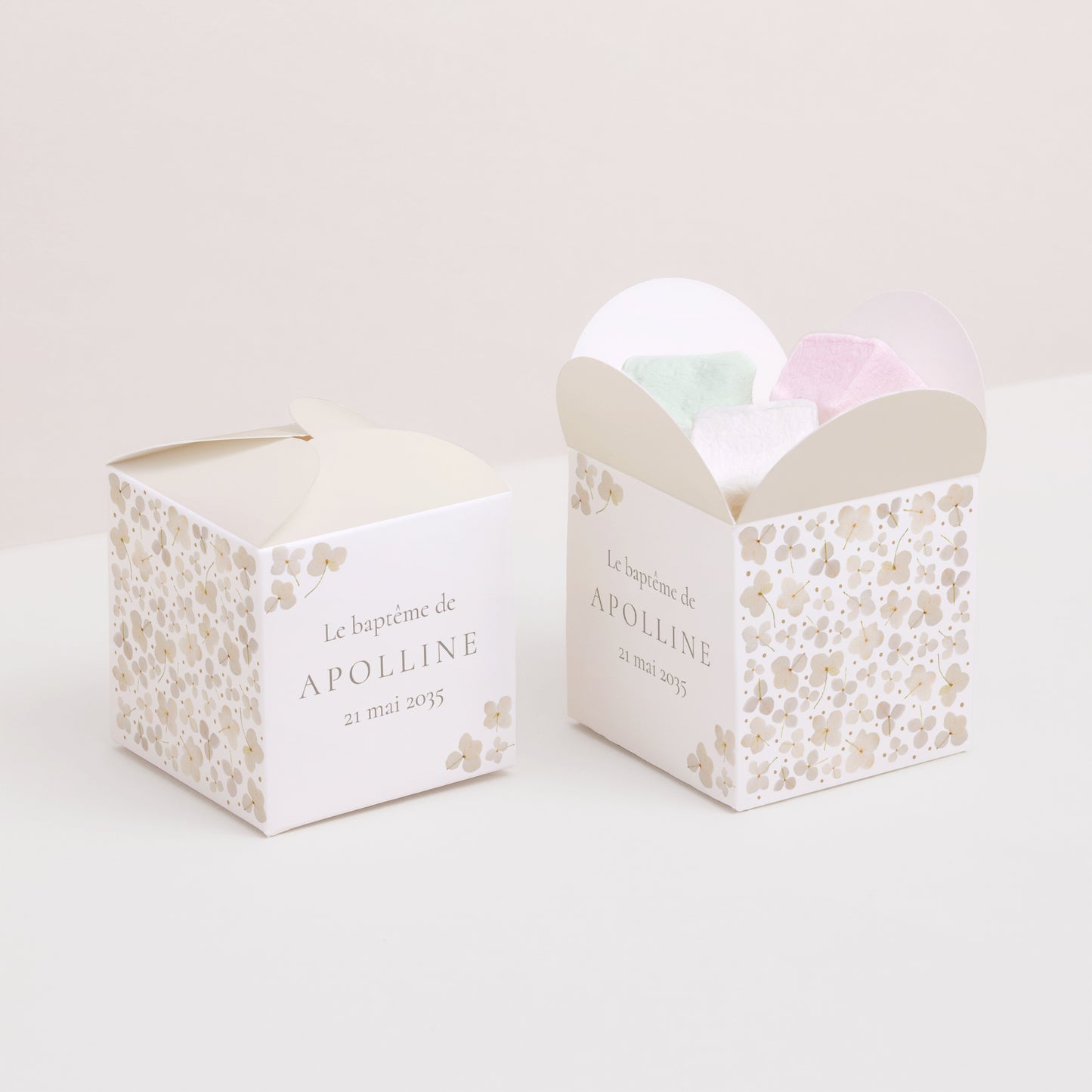 Boîte à dragées Baptême Ouverture papillon Éveil Sacré photo N° 2