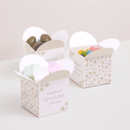 Boîte à dragées Baptême Ouverture papillon Éveil Sacré photo N° 3