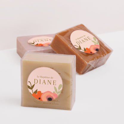 Sticker Baptême Rond Jardin de Grâce photo N° 2