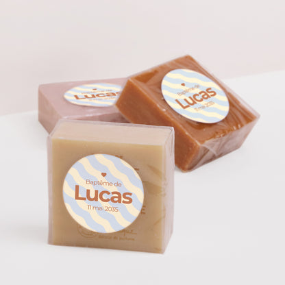 Sticker Baptême Rond Colorful Blessings photo N° 2