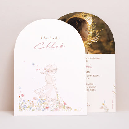 Faire-part Baptême Petite arche Baptême de Printemps photo N° 1