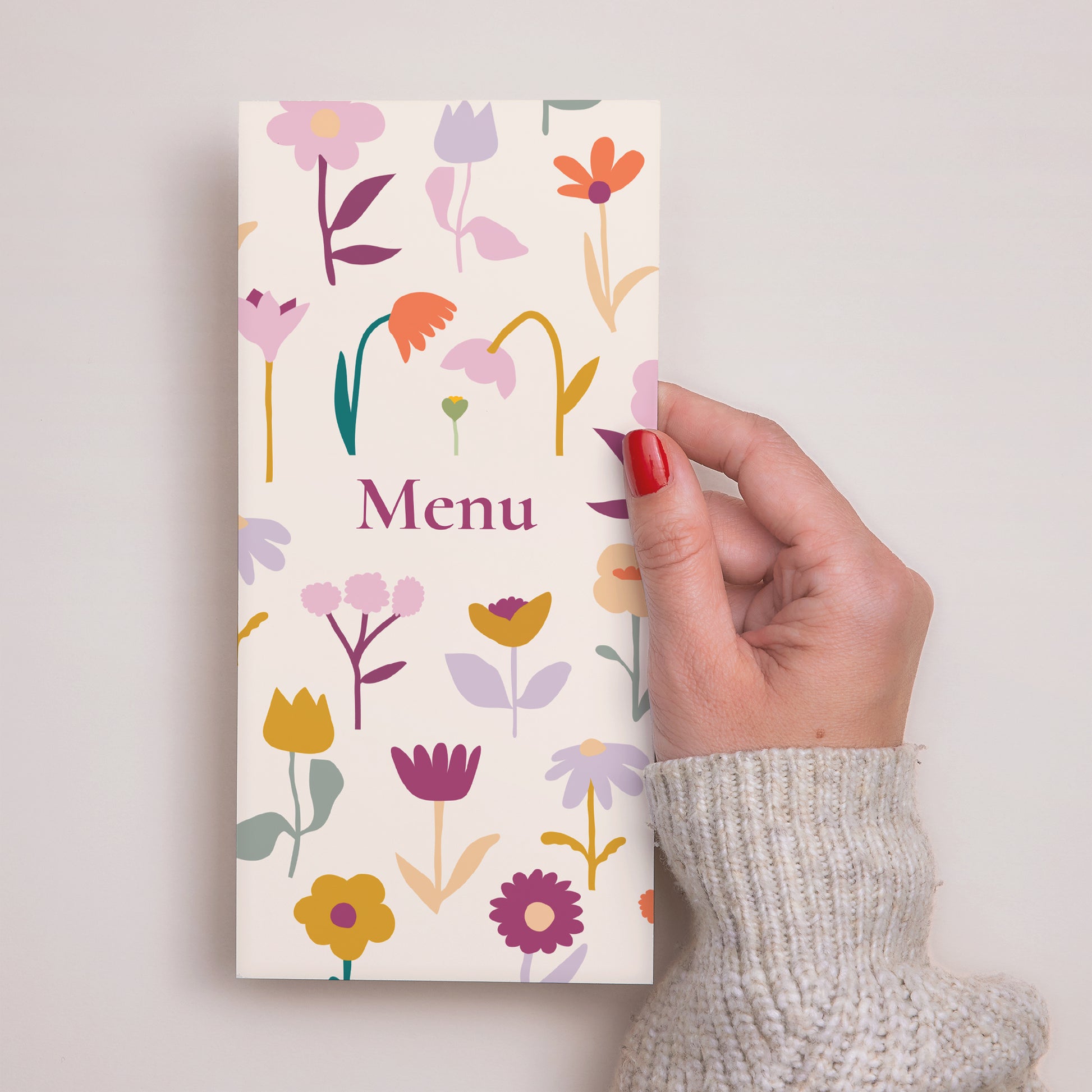 Menu Baptême Panoramique portrait Bourgeons de Joie photo N° 2