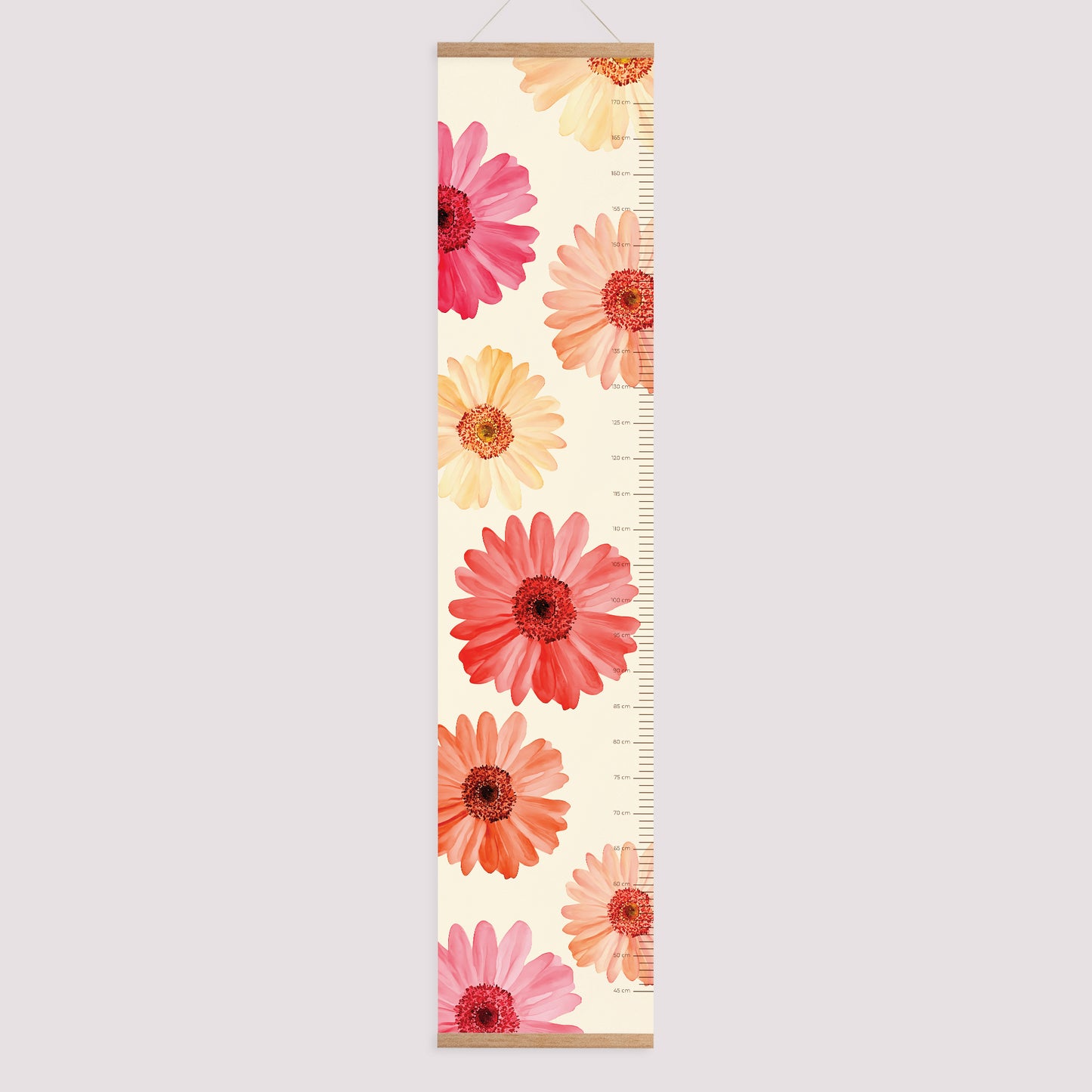 Toise Naissance Papier Un Cœur en Fleurs photo N° 1