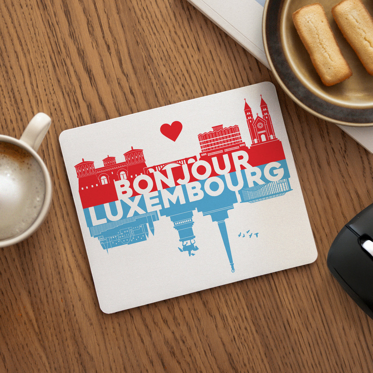 Tapis de souris Rectangle LUXEMBOURG photo N° 1