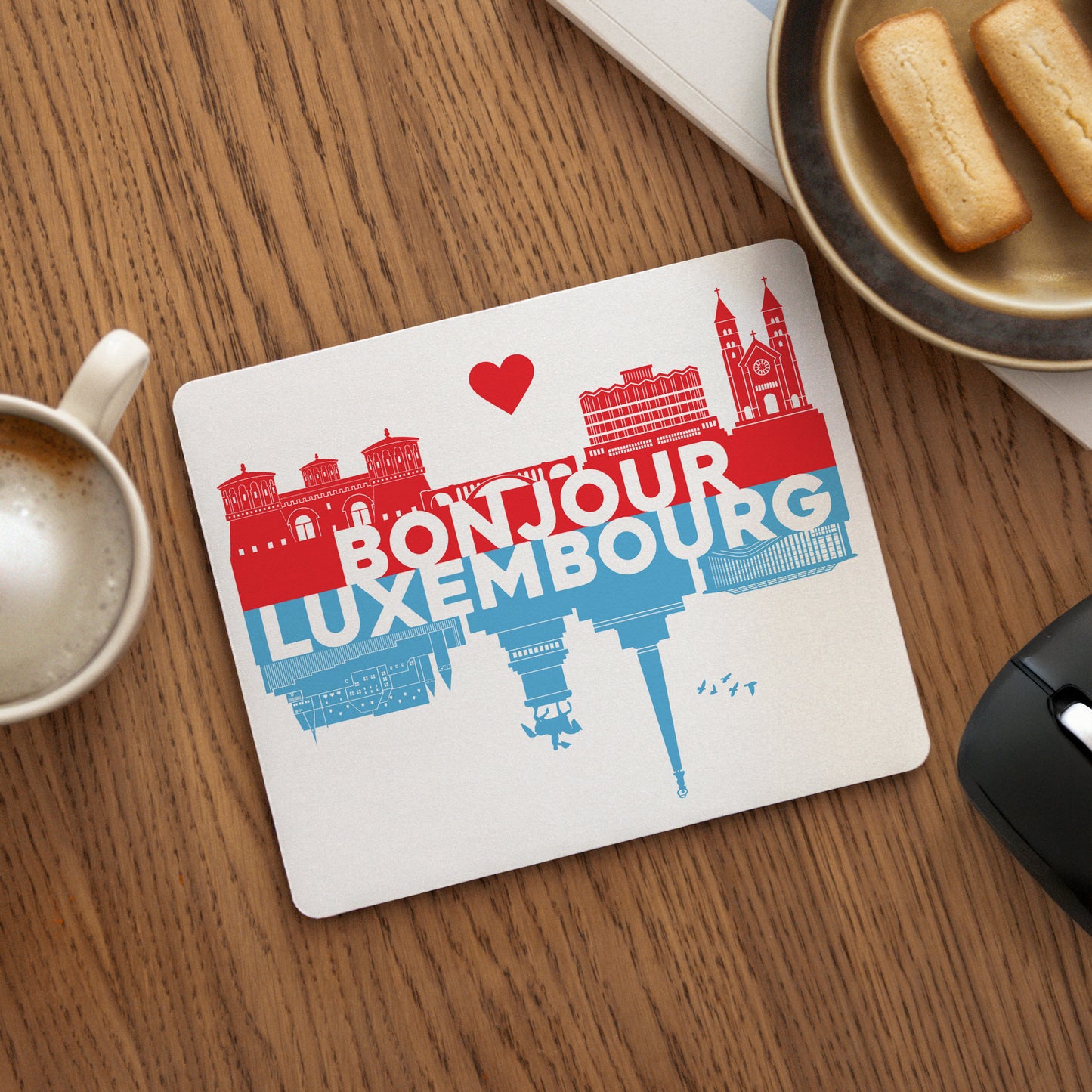 Tapis de souris Rectangle LUXEMBOURG photo N° 1