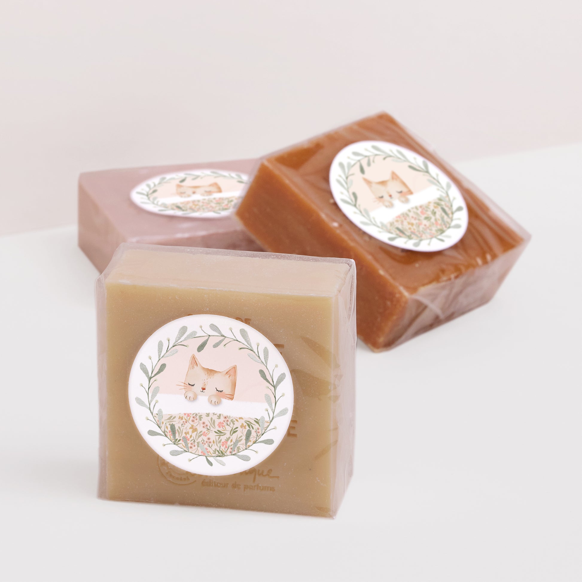 Sticker Naissance Rond Douce Frimousse photo N° 2