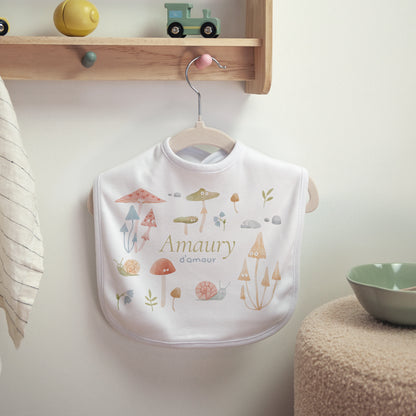 Bavoir Naissance Tissu Le petit monde de la forêt photo N° 2