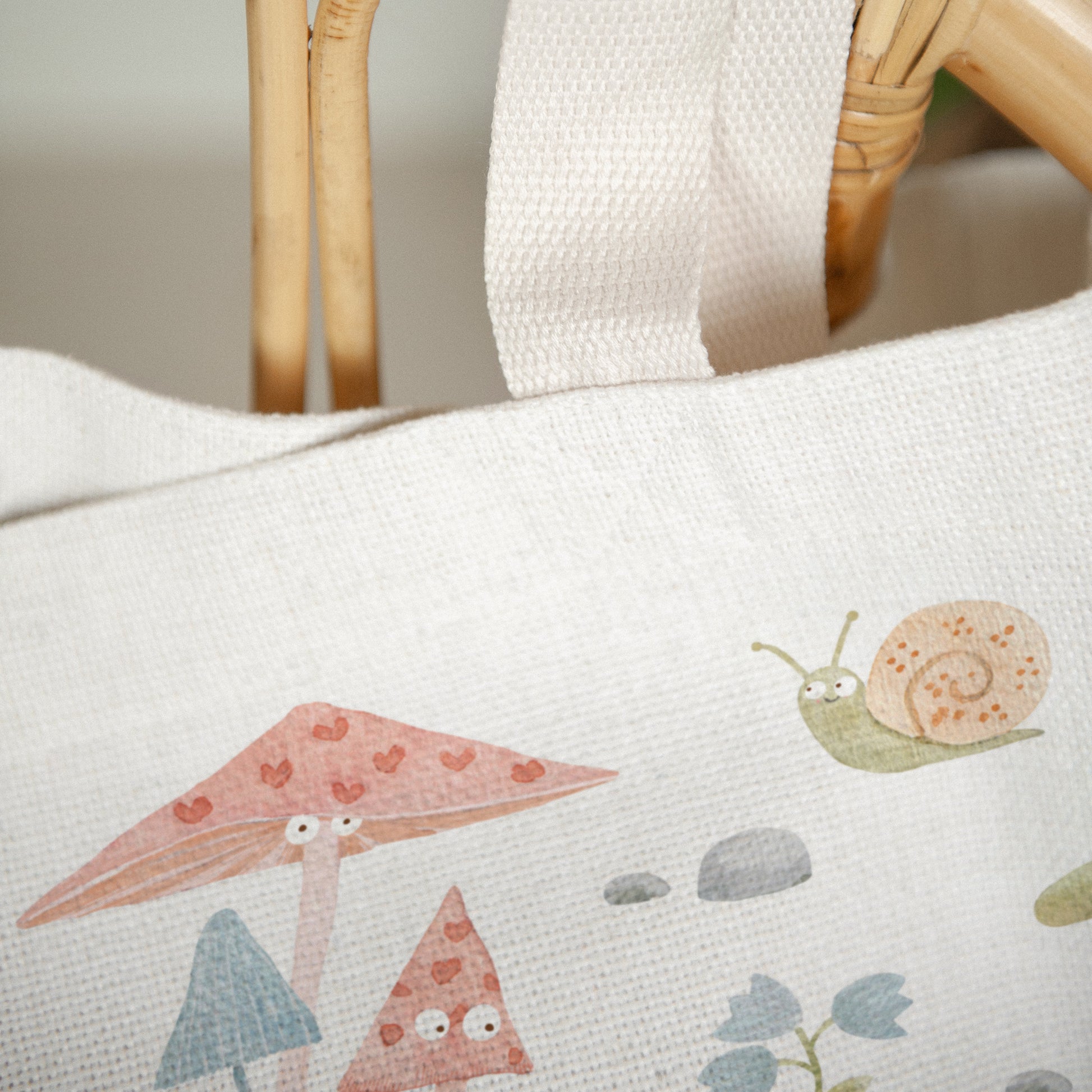 Tote bag Naissance Anse en toile Le petit monde de la forêt photo N° 3