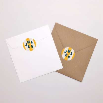 Sticker Naissance Rond Born Cool photo N° 3