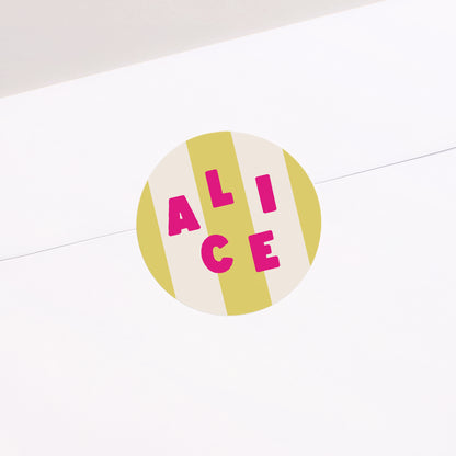 Sticker Naissance Rond Born cool II photo N° 1