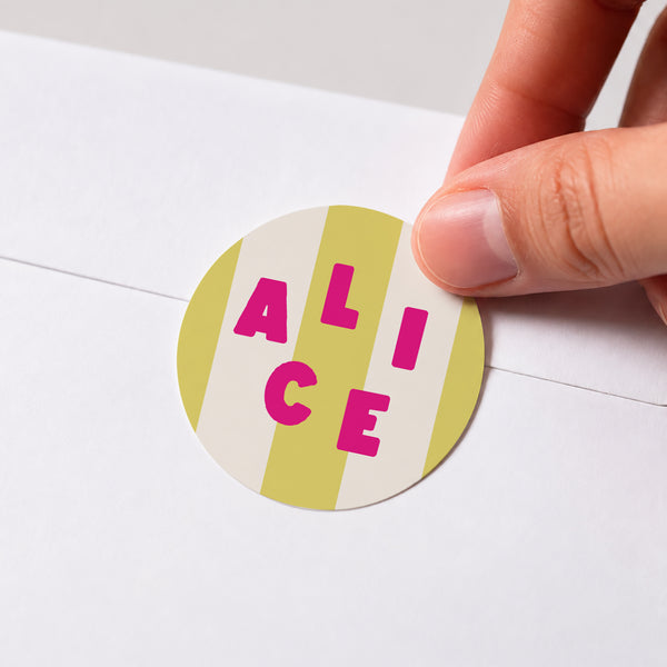 Sticker Naissance Rond Born cool II photo
