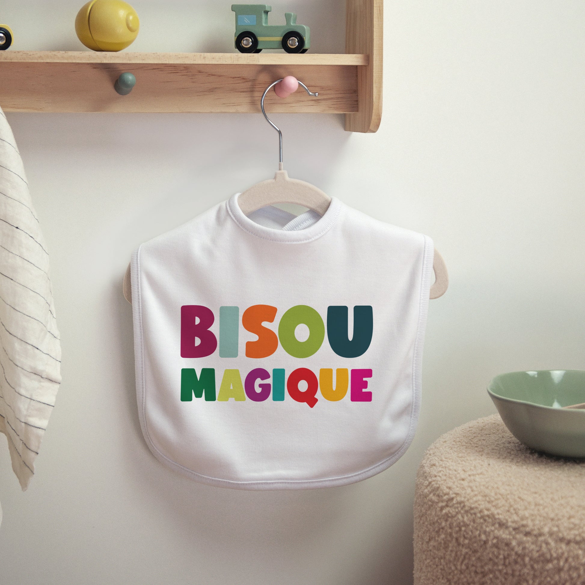 Bavoir Tissu Bisou magique photo N° 2