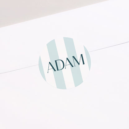 Sticker Naissance Rond Au fil de l'eau photo N° 1