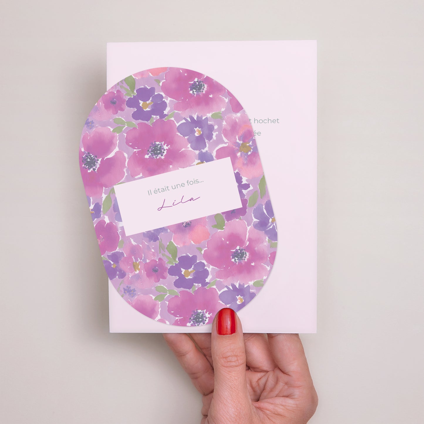 Faire-part Naissance bandeau, 2 cartes Souris d’Amour photo N° 2