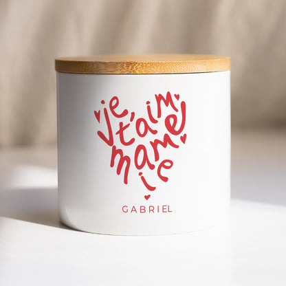 Pot en céramique 48 cl Cœur de Mamie photo N° 1