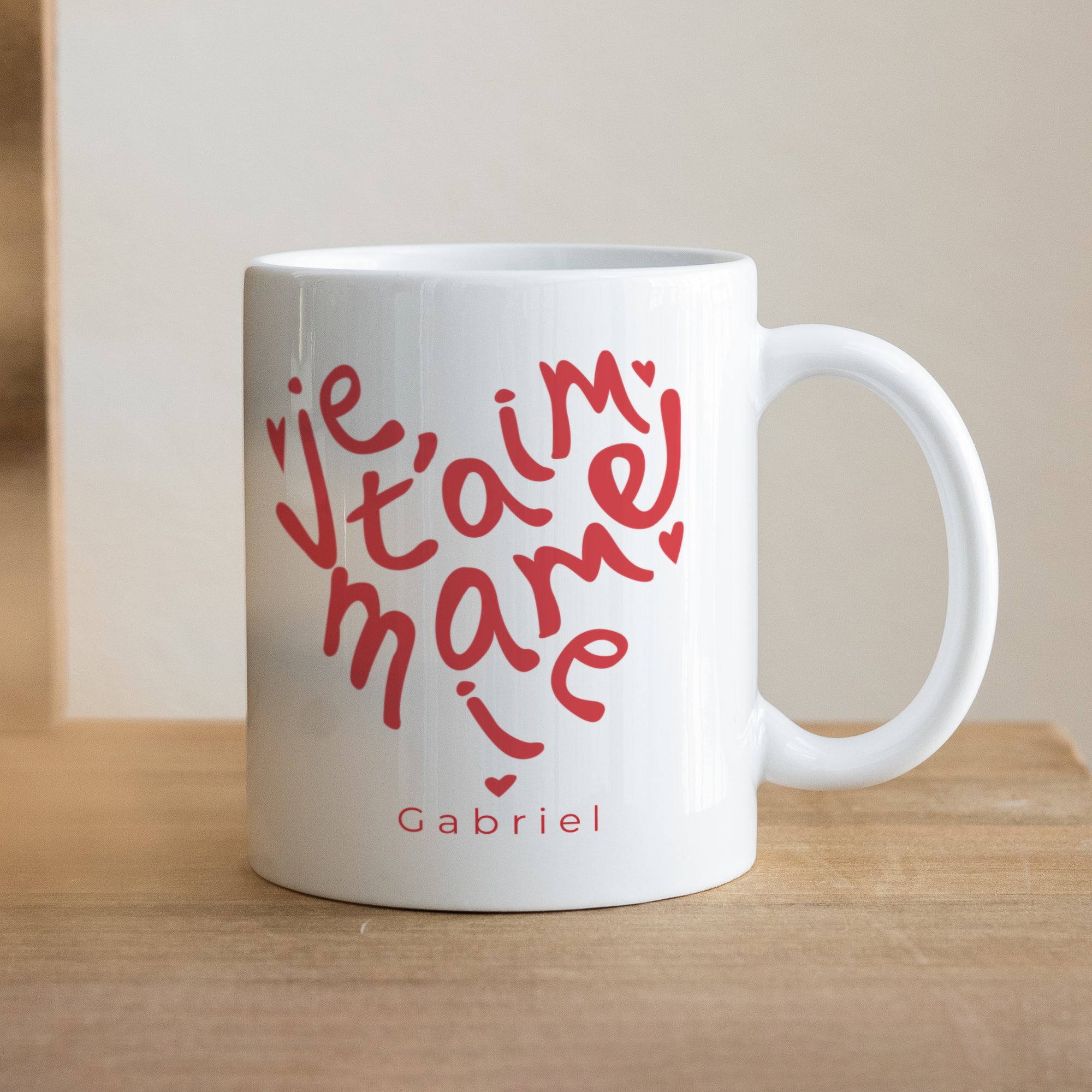 Mug Blanc Cœur de Mamie photo N° 1