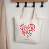 Tote bag Anse en toile Cœur de Mamie photo N° 1