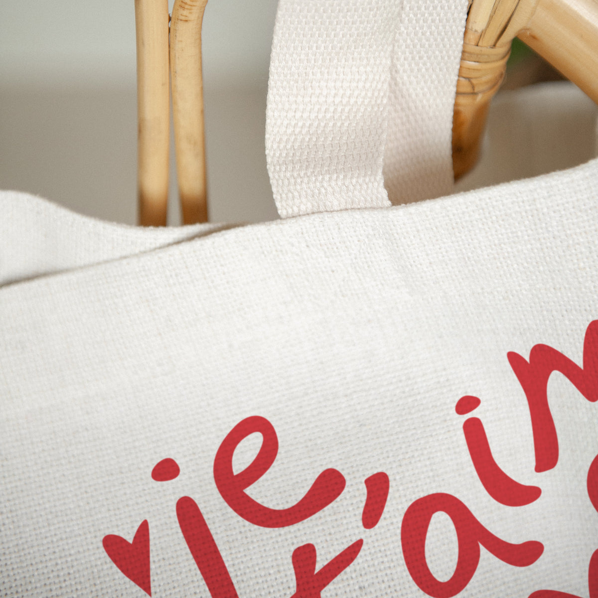Tote bag Anse en toile Cœur de Mamie photo N° 3