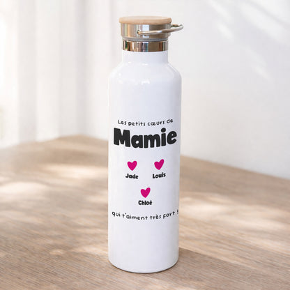 Gourde 75 cl Les petits cœurs de Mamie photo N° 1