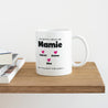 Mug Blanc Les petits cœurs de Mamie photo N° 4