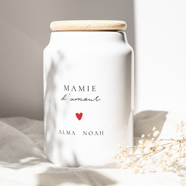 Pot en céramique 65 cl Love Mamie photo