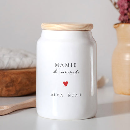Pot en céramique 65 cl Love Mamie photo N° 2