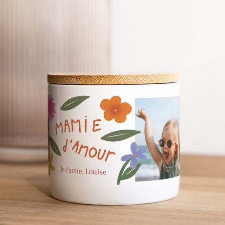 Pot en céramique 48 cl Mamie en or