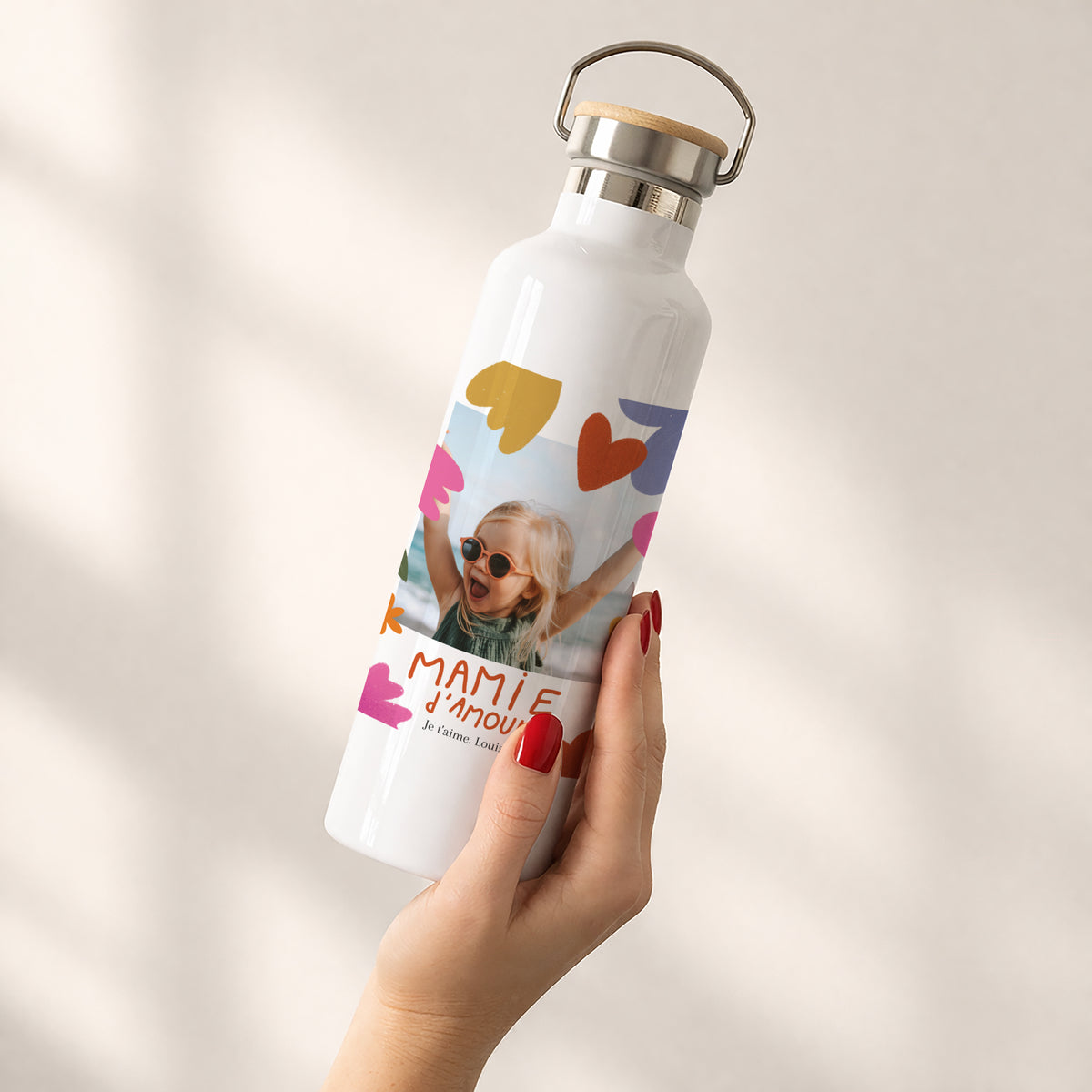 Gourde 75 cl Mamie en or photo N° 2