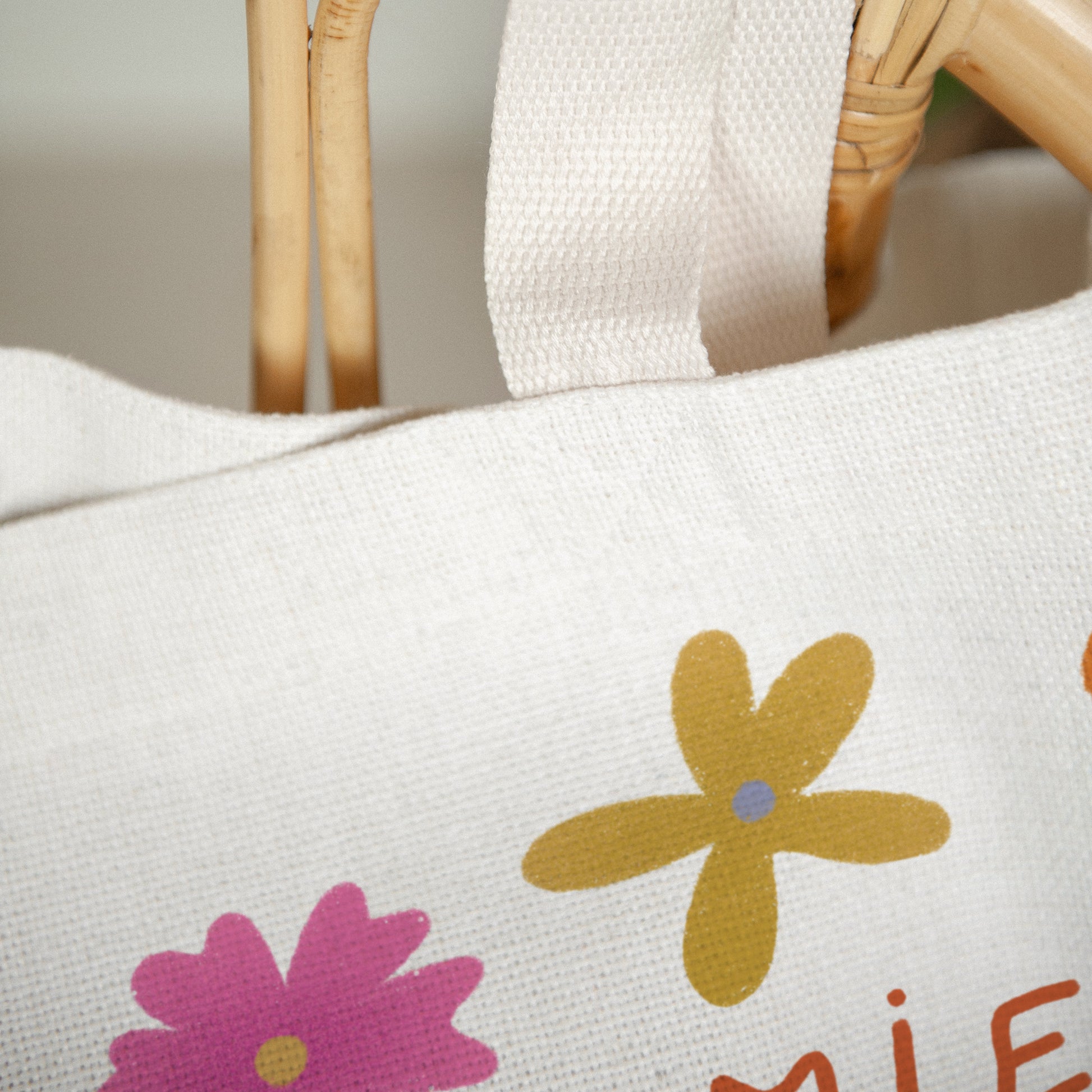 Tote bag Anse en toile Mamie en or photo N° 3