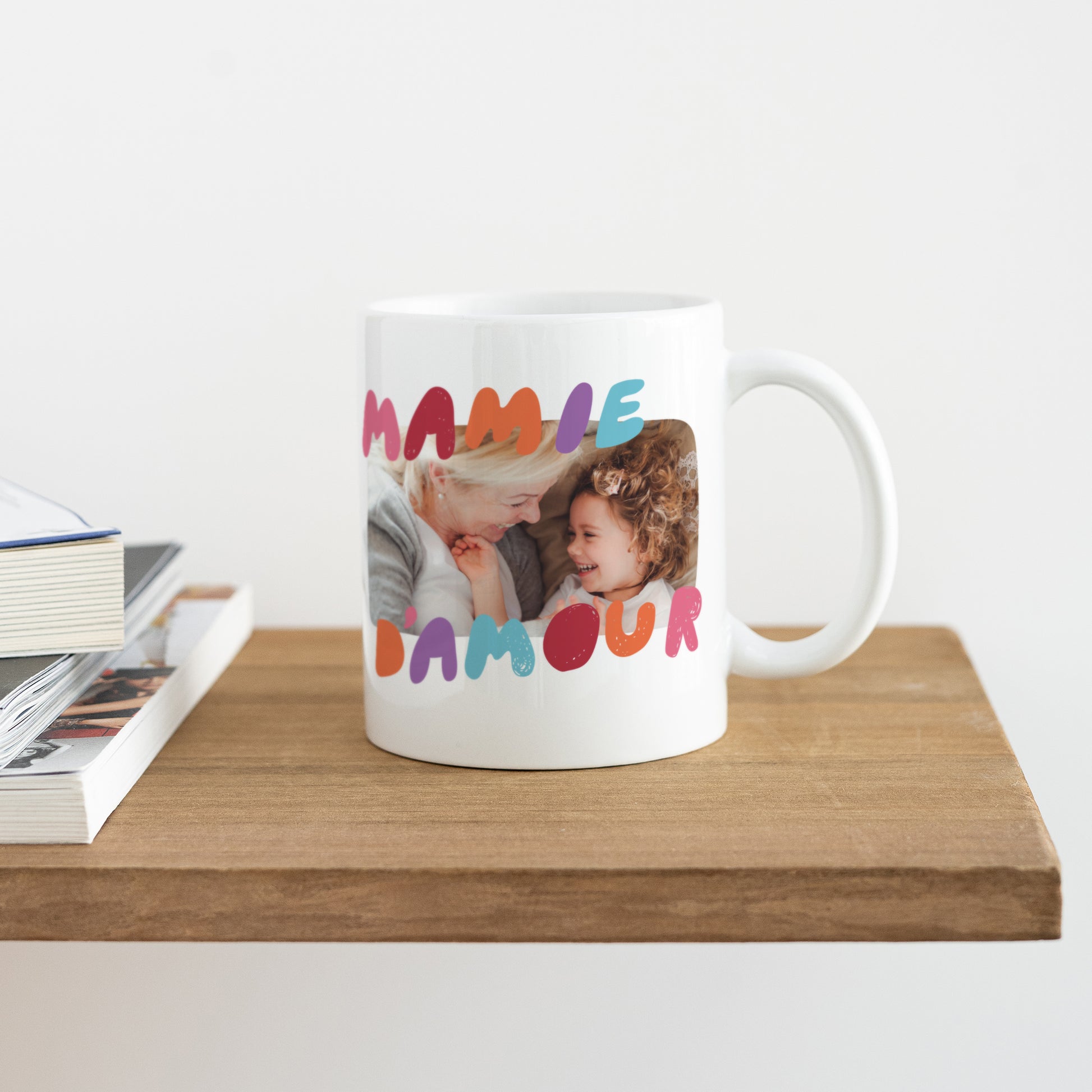 Mug Blanc Ma Mamie d'amour photo N° 4