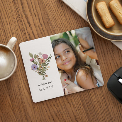Tapis de souris Rectangle Grand-mère pour la vie photo N° 1