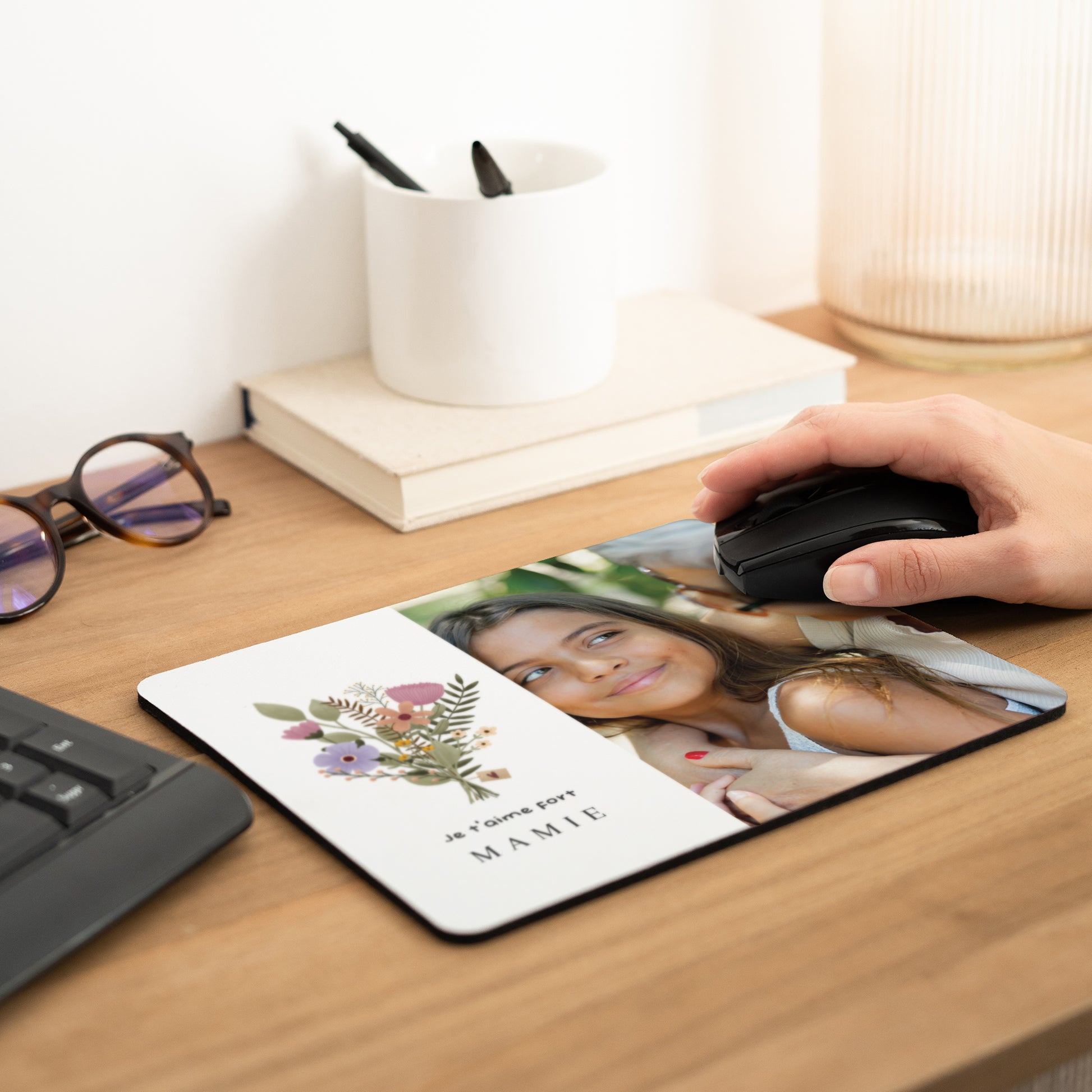 Tapis de souris Rectangle Grand-mère pour la vie photo N° 2