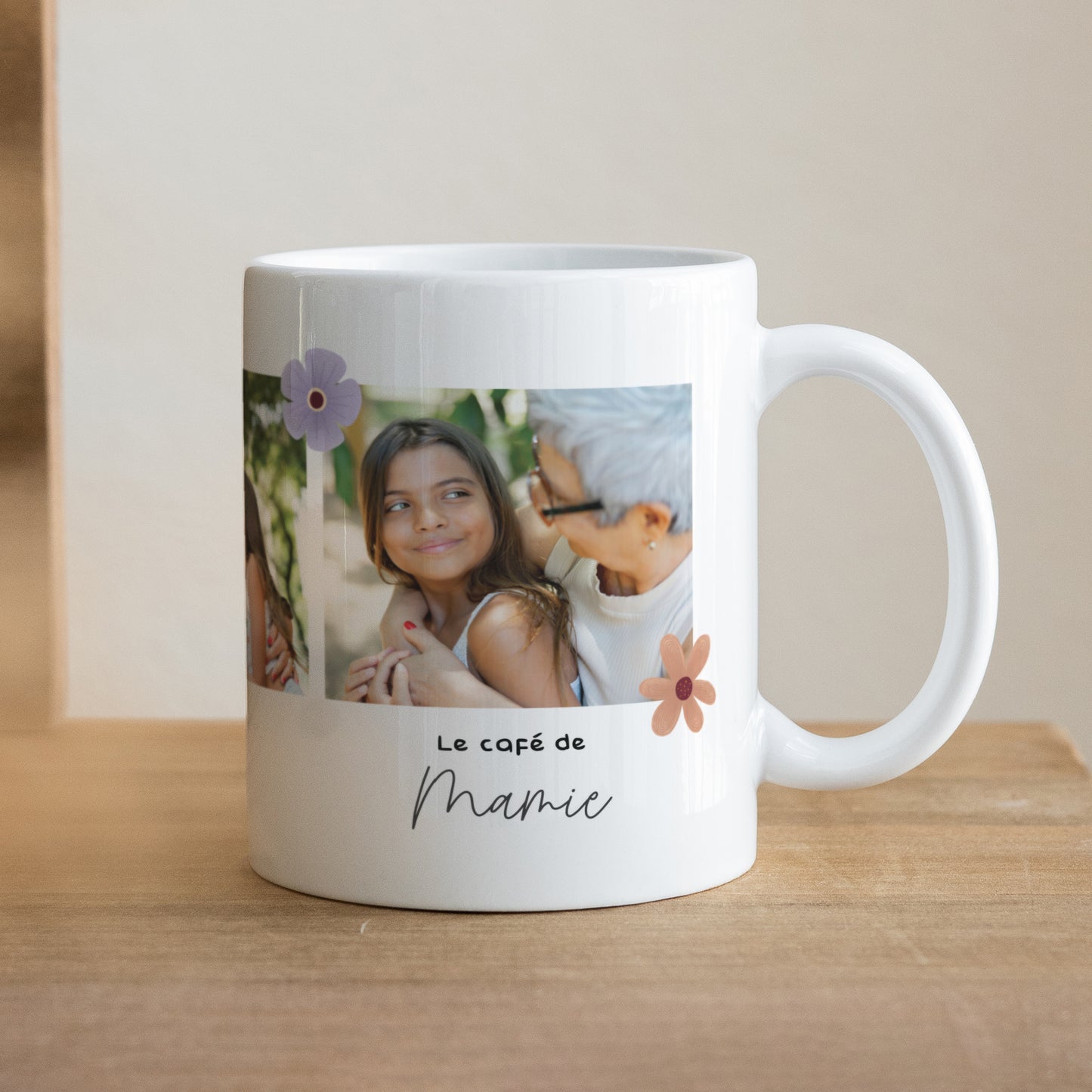 Mug Blanc Grand-mère pour la vie photo N° 1