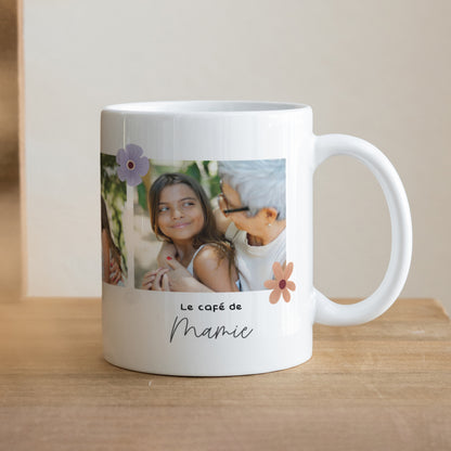 Mug Blanc Grand-mère pour la vie photo N° 1