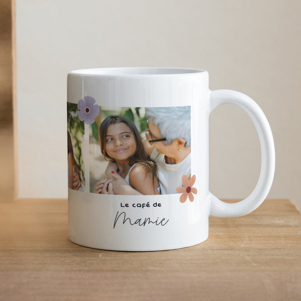 Mug Blanc Grand-mère pour la vie photo