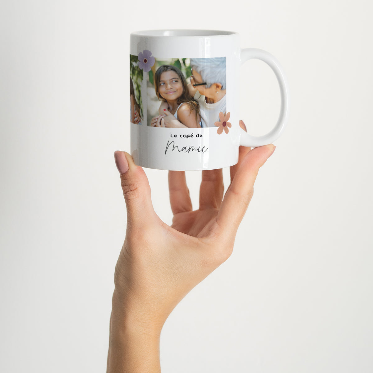 Mug Blanc Grand-mère pour la vie photo N° 2