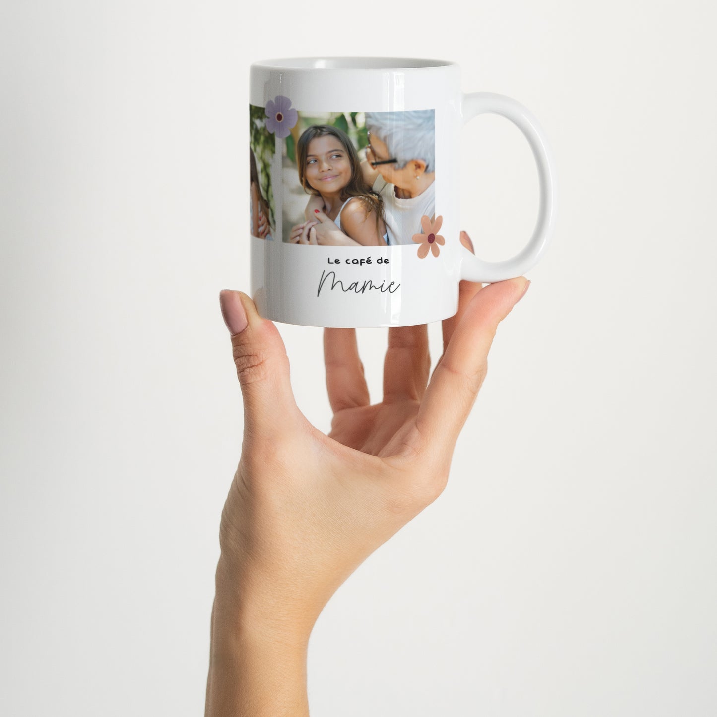 Mug Blanc Grand-mère pour la vie photo N° 2