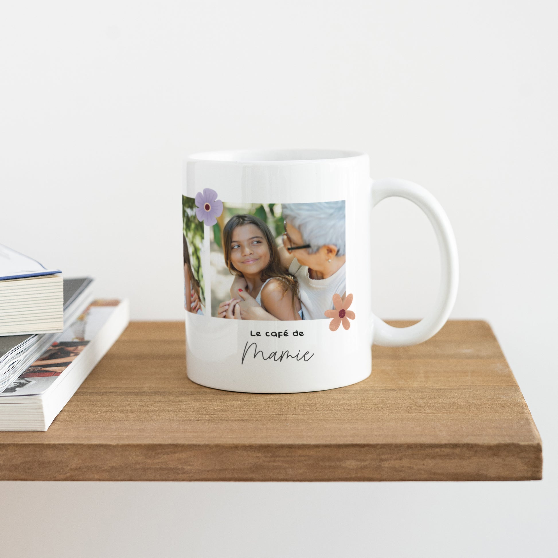 Mug Blanc Grand-mère pour la vie photo N° 4