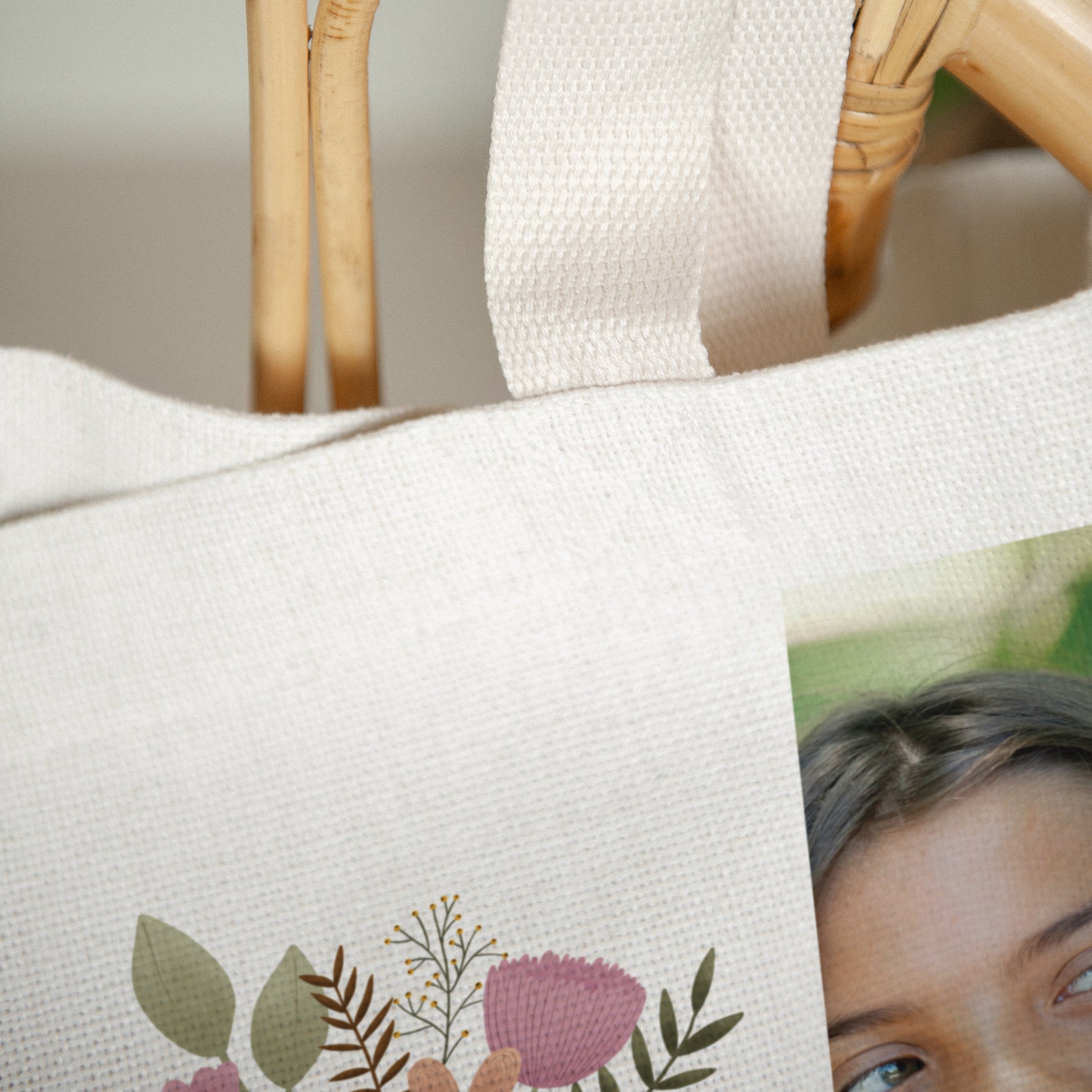 Tote bag Anse en toile Grand-mère pour la vie photo N° 3