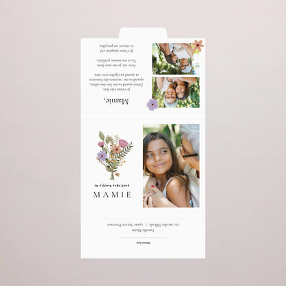 Boite chocolat personnalisée 6 chocolats Grand-mère pour la vie photo N° 3