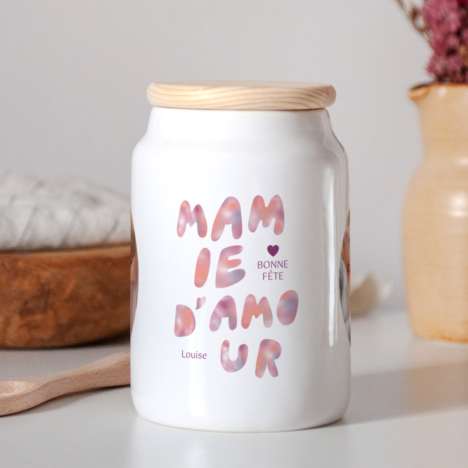 Pot en céramique 65 cl Mamie sunrise photo N° 2